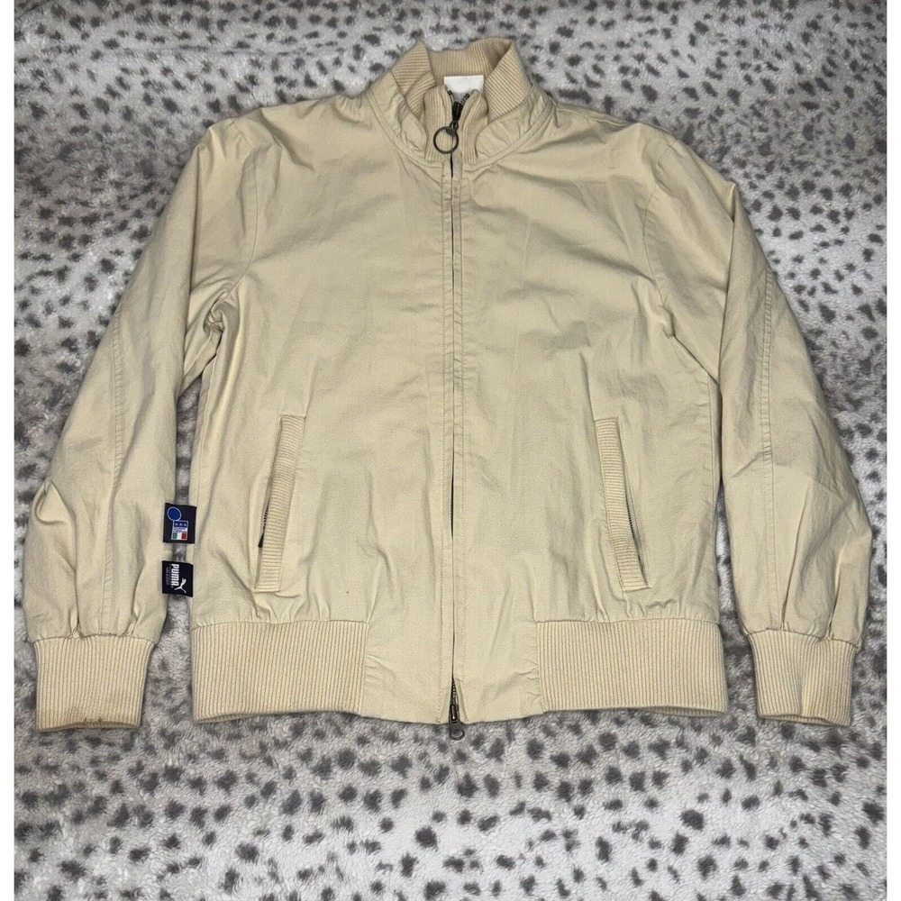 Vintage-Mens-Large Y2K Puma Italia Bomber
